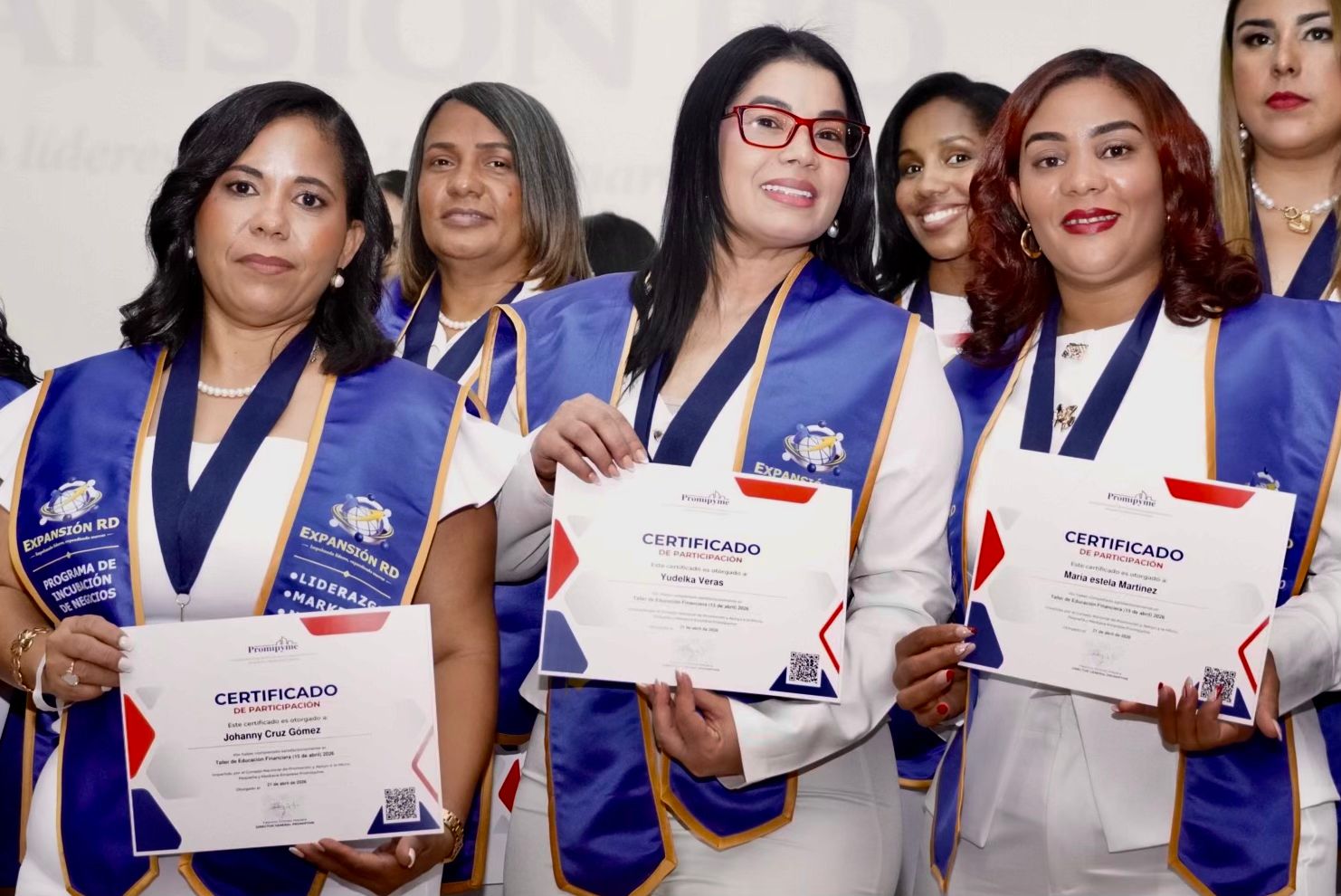 Promipyme entrega certificados a 60 nuevas emprendedoras